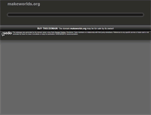 Tablet Screenshot of makeworlds.org